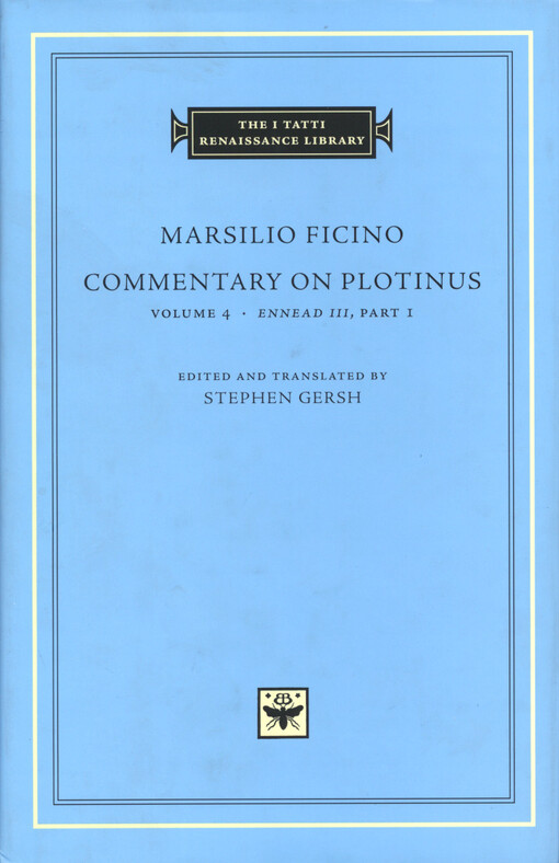 Commentary on Plotinus. Volume 4, Ennead III, part I