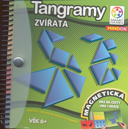 Tangramy : zvířata : magnetická hra na cesty