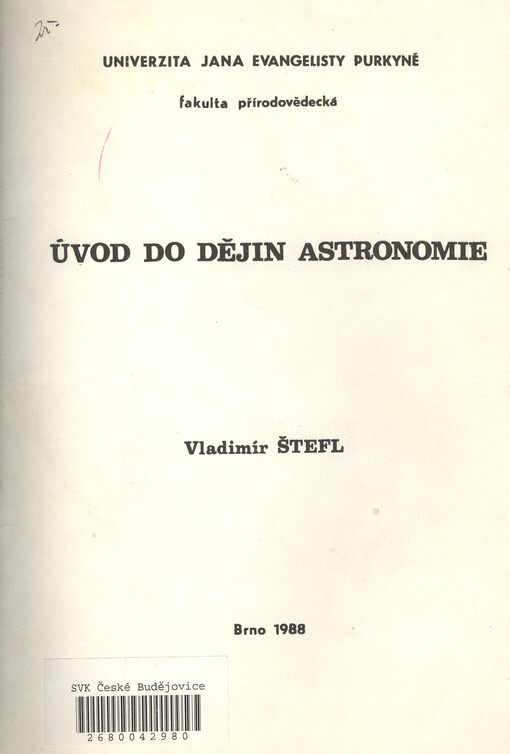 Úvod do dějin astronomie