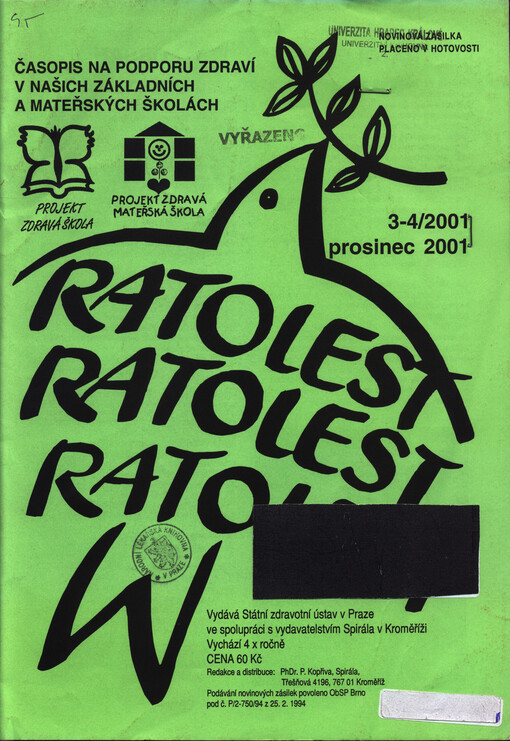 Ratolest : časopis na podporu zdraví v našich základních a mateřských školách