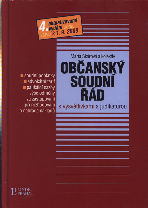 Občanský soudní řád s vysvětlivkami a judikaturou