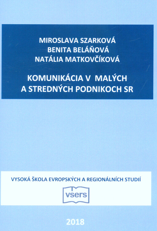 Komunikácia v malých a stredných podnikoch SR