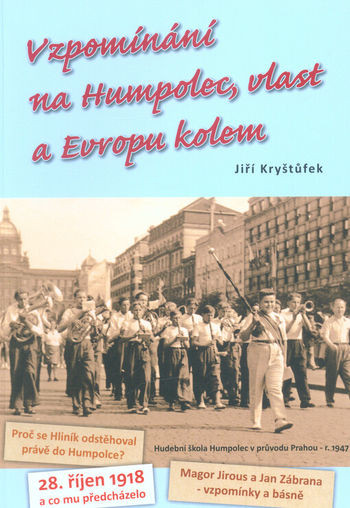 Vzpomínání na Humpolec, vlast a Evropu kolem