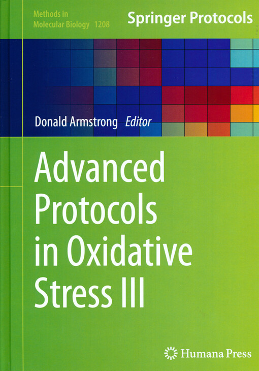 Advanced protocols in oxidative stress. III