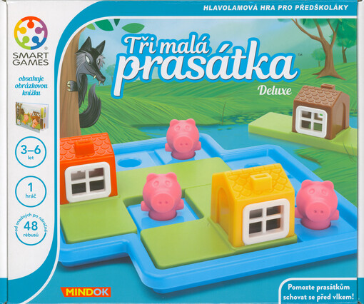 Tři malá prasátka : deluxe : hlavolamová hra pro předškoláky