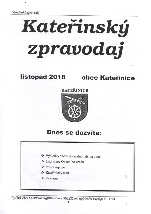 Kateřinský zpravodaj