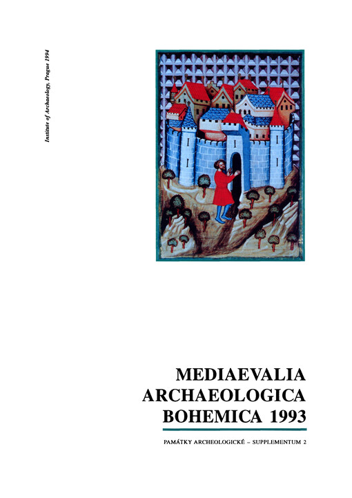 Mediaevalia archaeologica Bohemica 1993 	