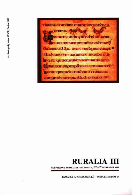 Ruralia III :conference Ruralia III, Maynooth, 3rd-9th September 1999