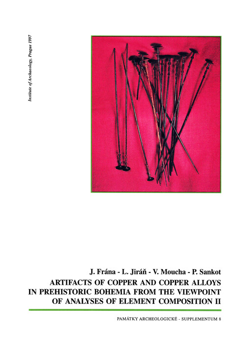Artifacts of copper and copper alloys in prehistoric Bohemia from the viewpoint of analyses of element composition II