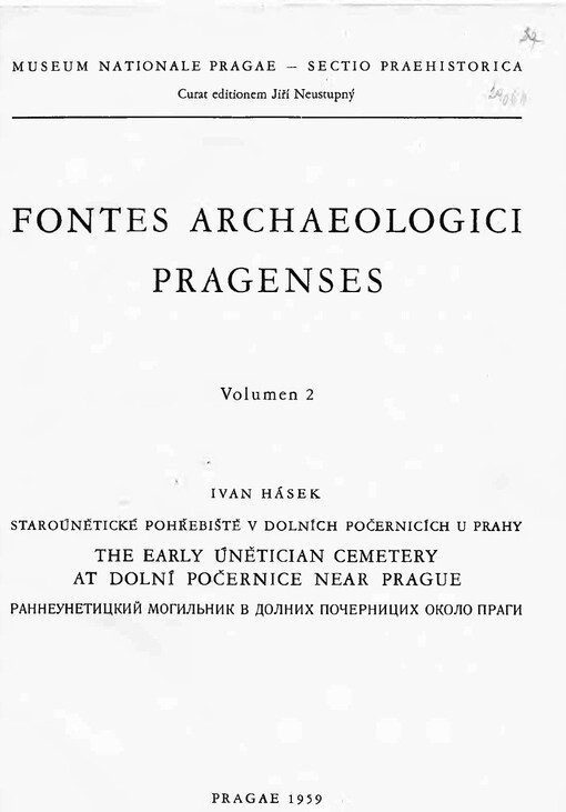 Staroúnětické pohřebiště v Dolních Počernicích u Prahy