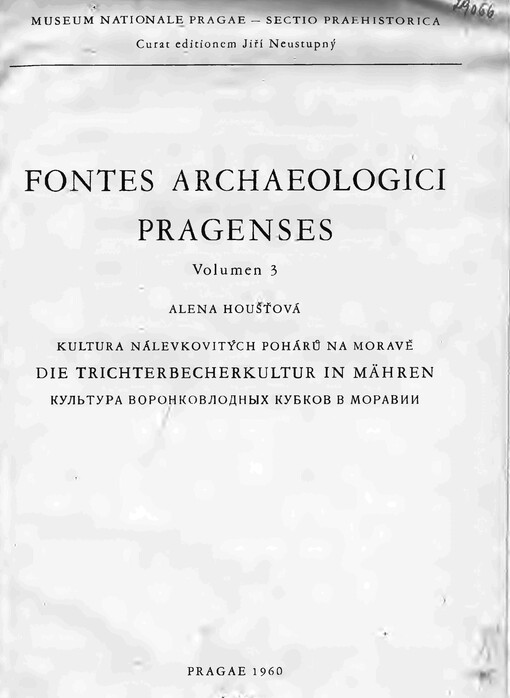 Die Trichterbecherkultur in Mähren