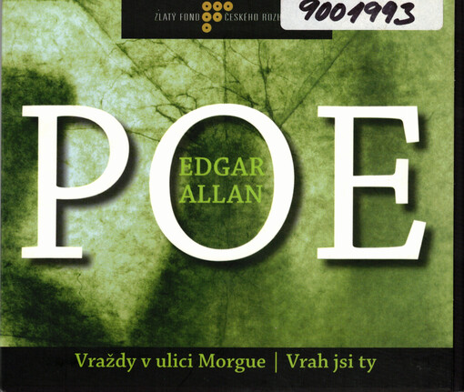 Vraždy v ulici Morgue Vrah jsi ty