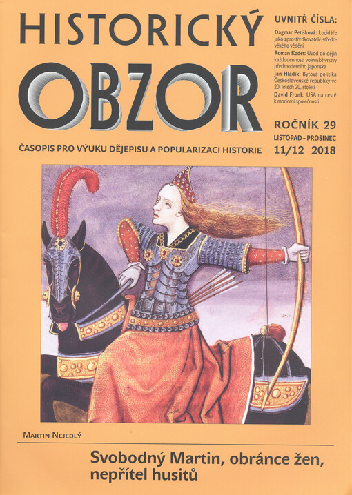 Historický obzor : časopis pro výuku dějepisu a popularizaci historie