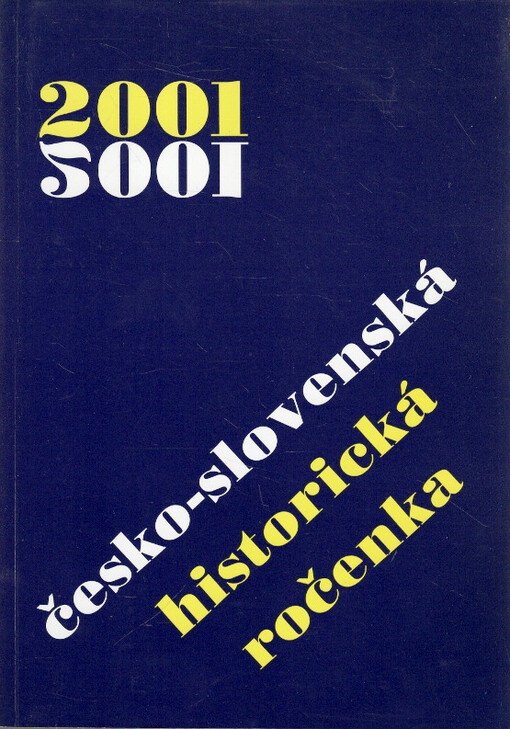 Česko-slovenská historická ročenka ...
