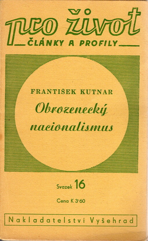 Obrozenecký nacionalismus.