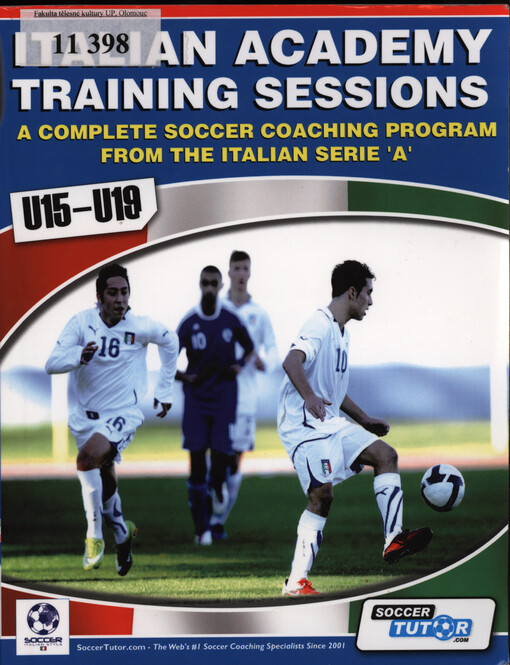 Italian academy training sessions U15-U19 : a complete Soccer Coaching Program from the Italian Serie 