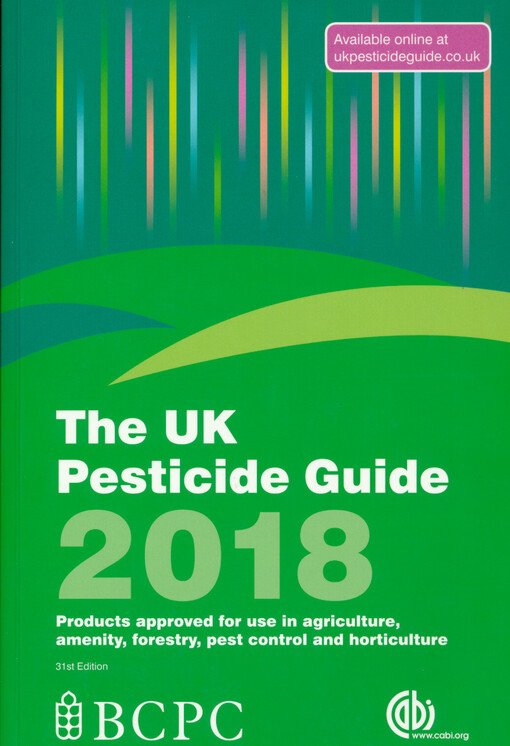 The UK pesticide guide 2018