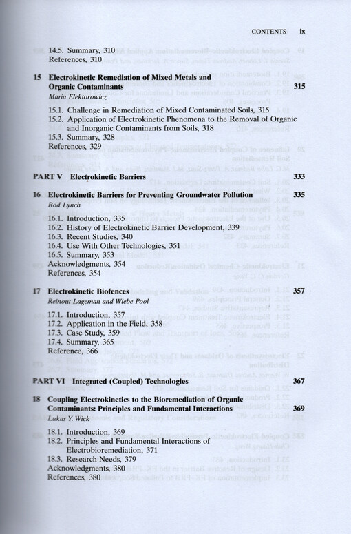 Electrochemical remediation technologies for polluted soils, sediments and groundwater