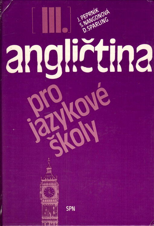 Angličtina pro jazykové školy, III.