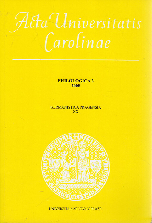 Acta Universitatis Carolinae.Philologica.