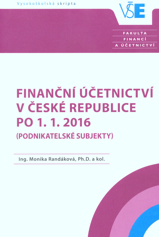 Finanční účetnictví v České republice po 1. 1. 2016