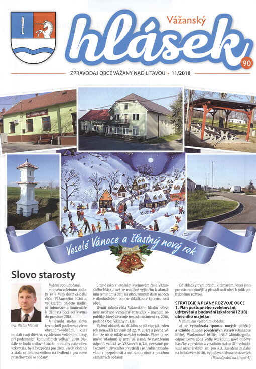 Vážanský hlásek : zpravodaj obce Vážany nad Litavou