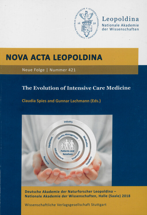 The evolution of intensive care medicine : Leopoldina Symposium, Berlin, February 24th and 25th, 2017