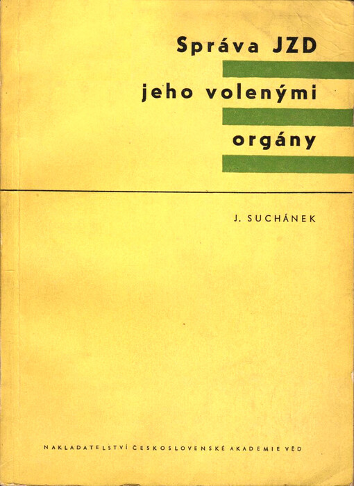 Správa jednotného zemědělského družstva jeho volenými orgány