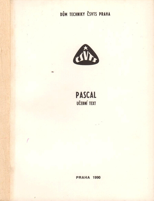 Programovací jazyk PASCAL : učební text