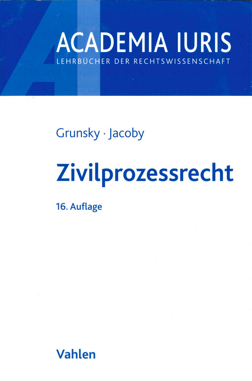 Zivilprozessrecht