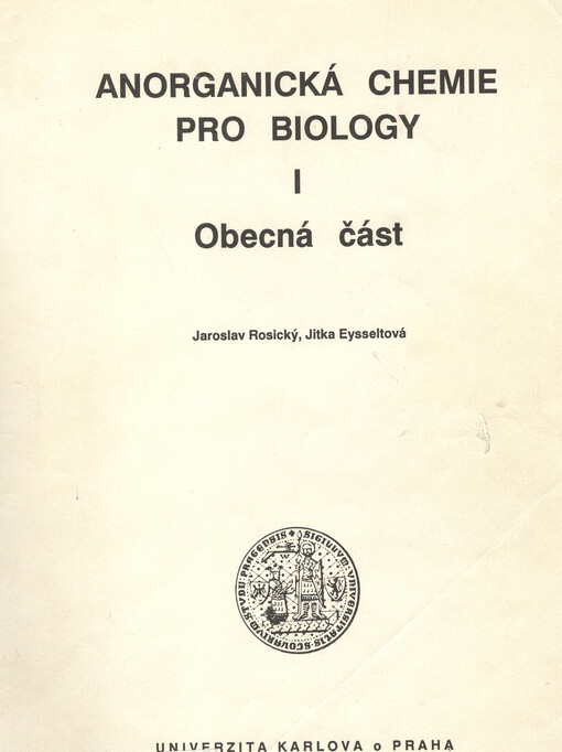 Anorganická chemie pro biology