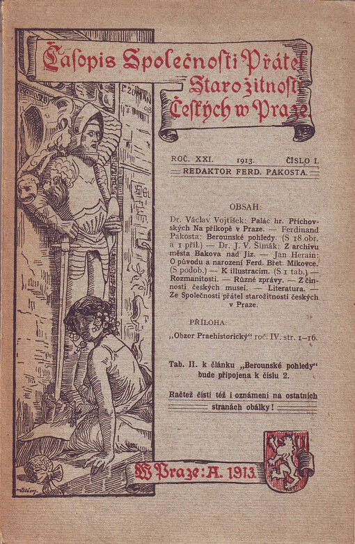 Časopis Společnosti přátel starožitností českých v Praze