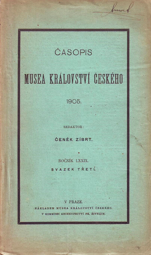 Časopis Musea Království českého