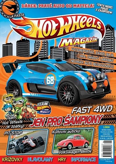 Hot wheels magazín : hádanky - plakáty - hry - statistiky