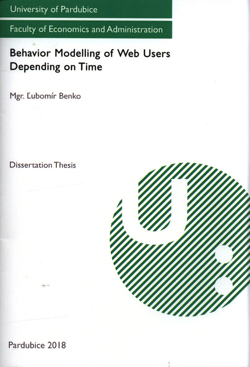 Behavior modelling of web users depending on time : dissertation thesis