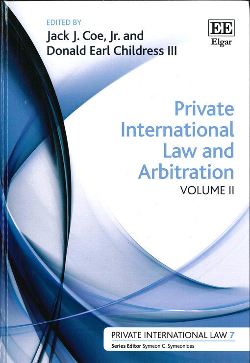 Private international law and arbitration. Volume II