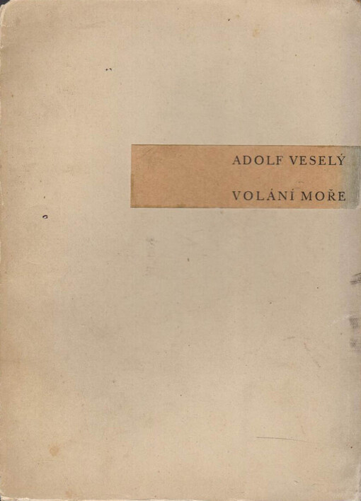 Volání moře: výpravná báseň