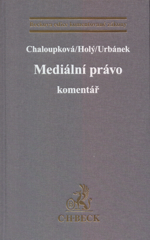 Mediální právo : komentář