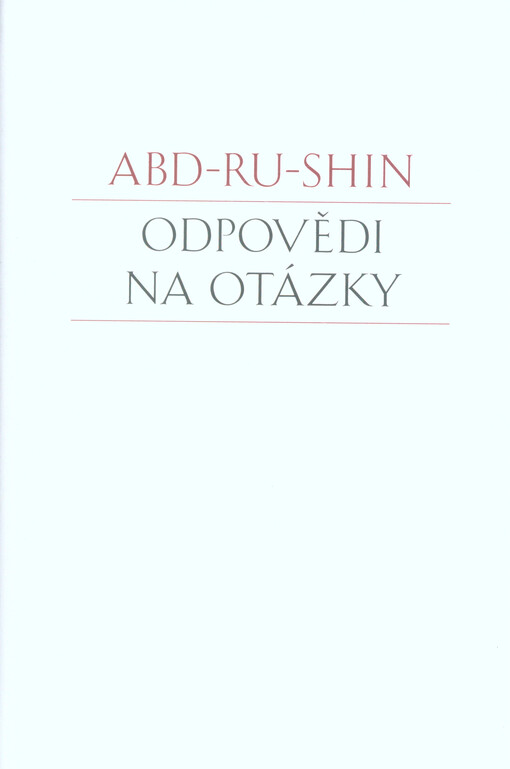Odpovědi na otázky : 1924-1937