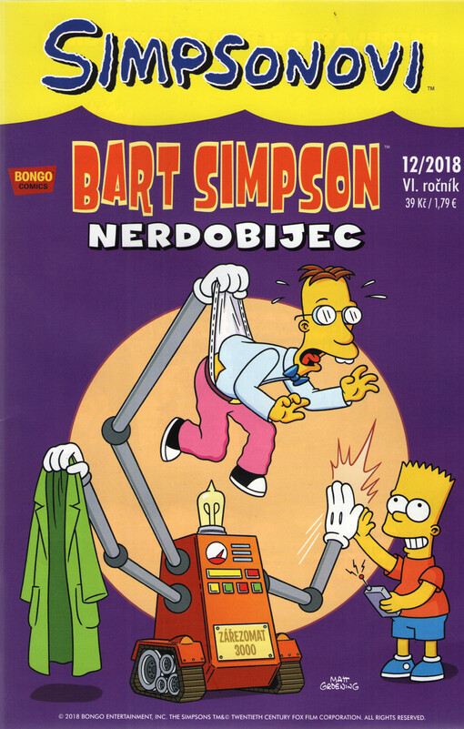 Bart Simpson 2018/12: Nerdobijec