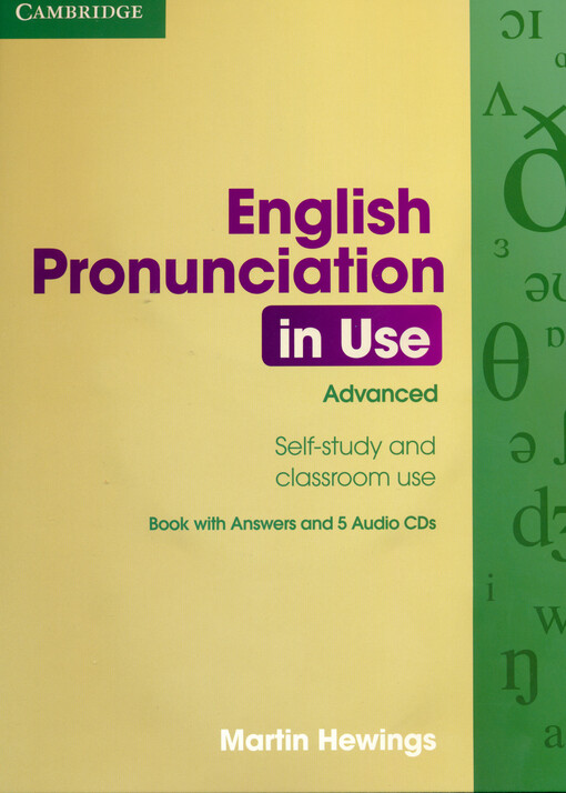 English pronunciation in use : self-study and classroom use. Advanced
