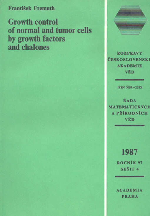 Growth control of normal and tumor cells by growth factors and chalones
