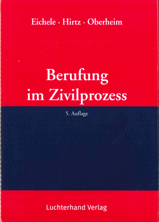 Berufung im Zivilprozess