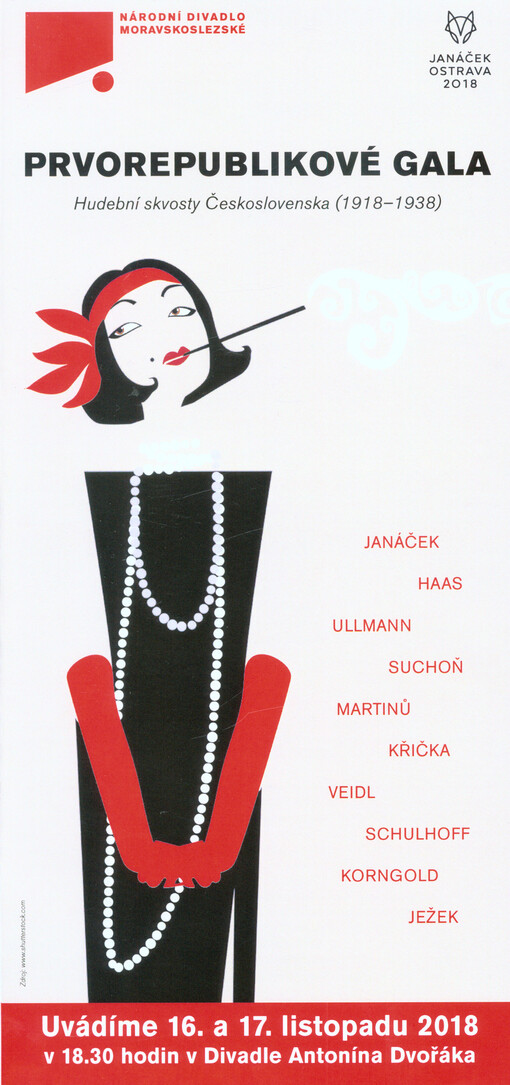 Prvorepublikové gala : hudební skvosty Československa (1918-1938) : Janáček Ostrava 2018