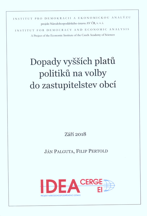 Dopady vyšších platů politiků na volby do zastupitelstev obcí