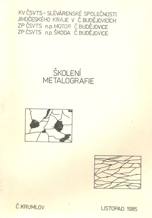 Školení metalografie