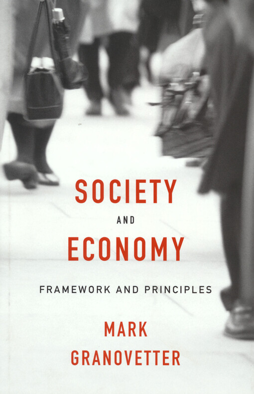 Society and economy : framework and principles