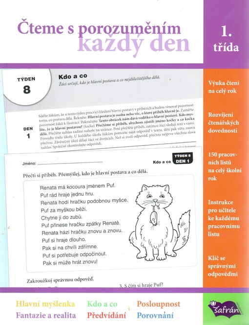 Čteme s porozuměním každý den :1. třída, V nakl. Šafrán 1. vyd.