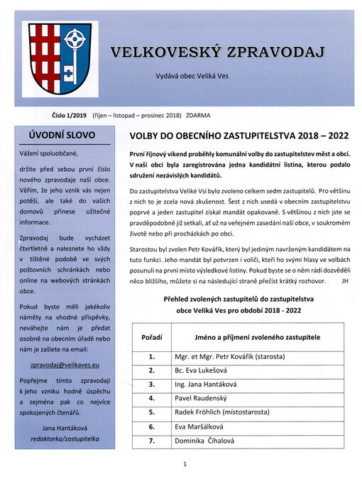 Velkoveský zpravodaj