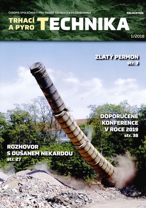Trhací technika a pyrotechnika : časopis Společnosti pro trhací techniku a pyrotechniku